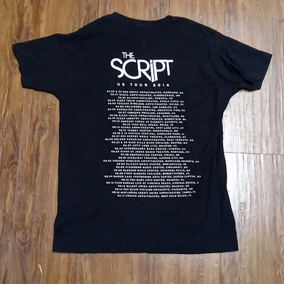 The Script Tour Tshirt - Picture 4 of 5